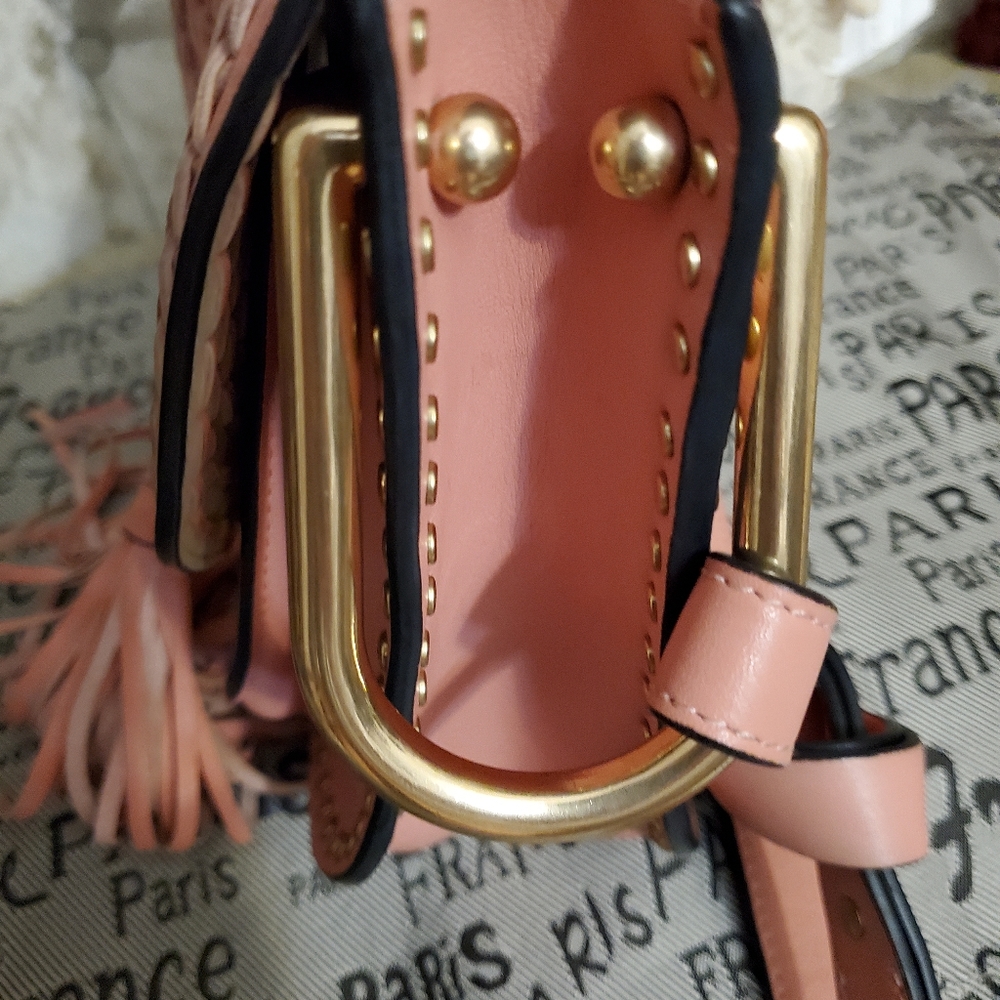 (SOLD)Authentic Chloe Hudson in salmon rose color - Picture 7 of 12